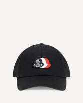 Cappello da Baseball con logo tricolore - NERO | Base Blu