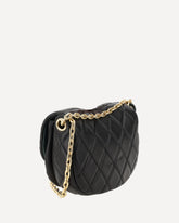 Rocking Horse quilted Shoulder Bag - BLACK | Base Blu
