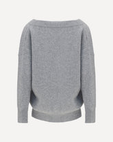 Knit Dress with slip - GREY | Base Blu