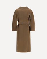 Esturia virgin wool Coat - BROWN | Base Blu