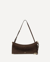 East West Shoulder Bag - BROWN | Base Blu