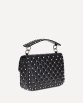 Borsa a Tracolla Rockstud Spike media - NERO | Base Blu
