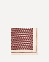 Foulard in seta Toute la V - ROSSO | Base Blu