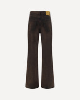 Wide-leg Jeans - BROWN | Base Blu