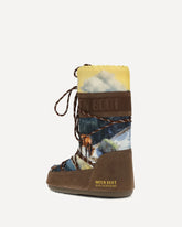 Stivali con stampa Moon Boot X Guest In Residence  - MULTICOLORE | Base Blu