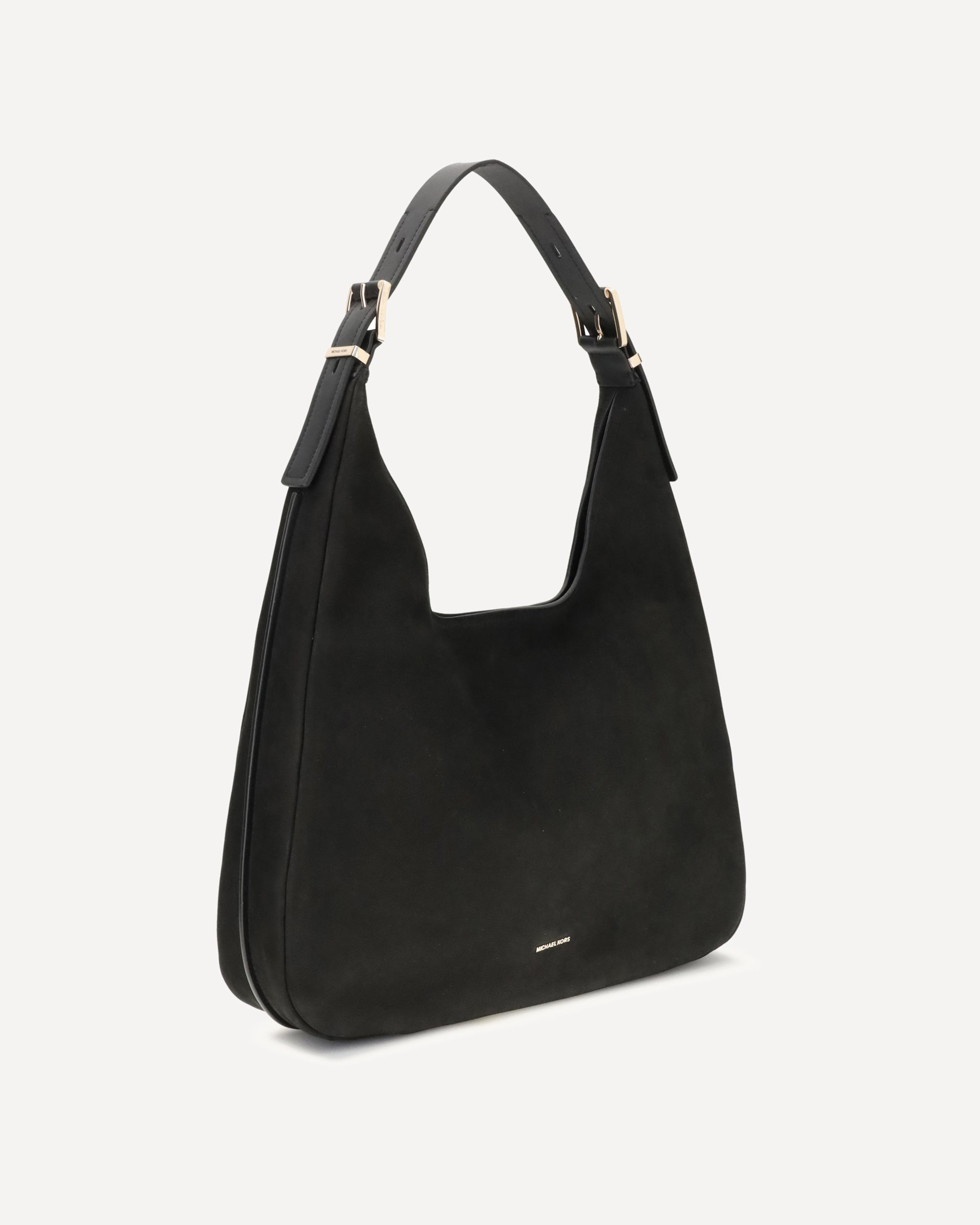 MICHAEL KORS Nolita large Nubuck Shoulder Bag BLACK | Base Blu