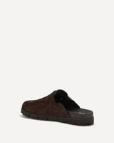 Suede Mules - BROWN | Base Blu
