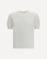 Cotton T-shirt - WHITE | Base Blu