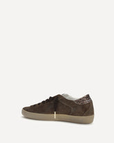Suede Super Star Sneakers - BROWN | Base Blu