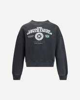 Dollar Loose Crew Vintage Sweatshir - BLACK | Base Blu