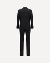 Single-breasted virgin wool Suit - BLACK | Base Blu