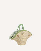 Calore Straw Handbag - BEIGE | Base Blu