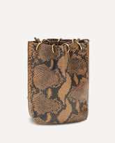 Doudou Petite Bucket Bag - BROWN | Base Blu