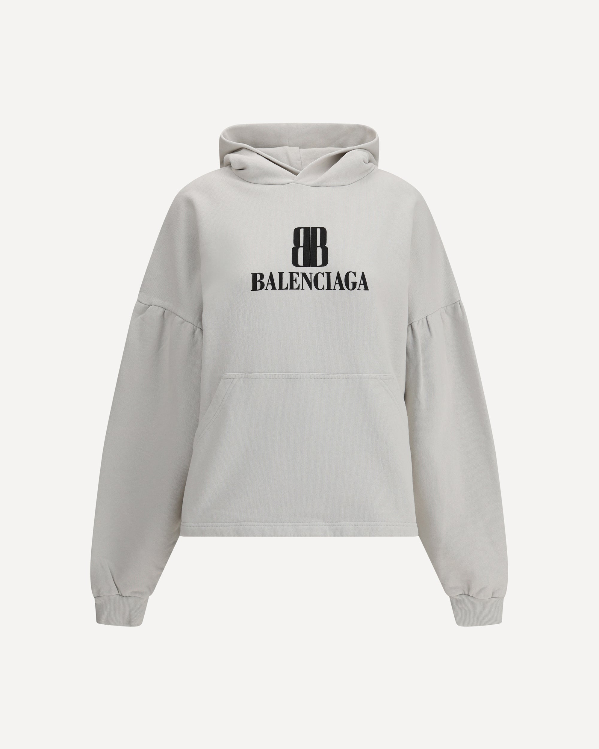 BALENCIAGA BB logo Hoodie WHITE | Base Blu