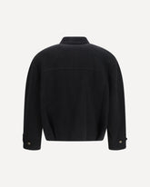 Wool button Jacket - BLACK | Base Blu