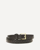 Intrecciato Belt - BROWN | Base Blu