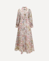 Floral print long Dress - MULTICOLOUR | Base Blu