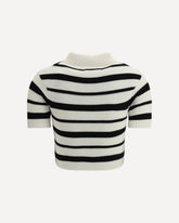 Cropped Striped Polo - MULTICOLOUR | Base Blu