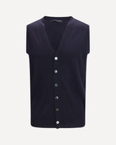 Merino wool Vest - BLUE | Base Blu