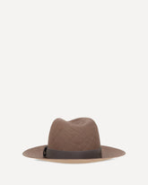 Straw fedora Hat - BROWN | Base Blu