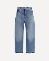 Balloon fit Jeans in faded denim - BLUE | Base Blu