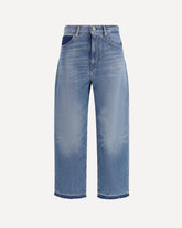 Balloon fit Jeans in faded denim - BLUE | Base Blu