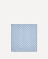 GG Monogram wool Blanket for Baby - LIGHT BLUE | Base Blu