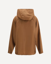 Waterproof hooded Jacket - BROWN | Base Blu