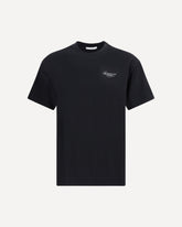Logo cotton T-shirt - BLACK | Base Blu