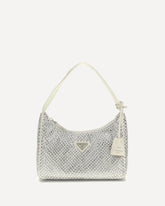 Borsa a Spalla Re-Edition  - BIANCO | Base Blu