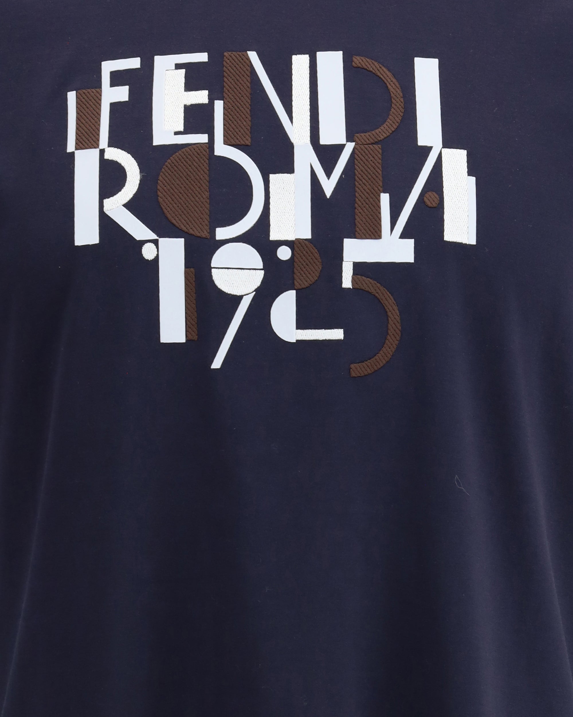 FENDI Logo T-Shirt BLUE | Base Blu