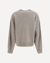 Cashmere crew neck Sweater - BEIGE | Base Blu