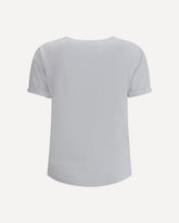 Maxi logo T-Shirt - WHITE | Base Blu