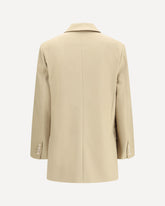 Olimpia stretch canvas Jacket - BEIGE | Base Blu