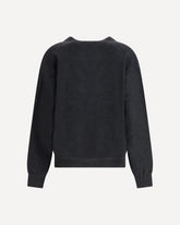 Relaxed Twisted Cardigan - GREY | Base Blu