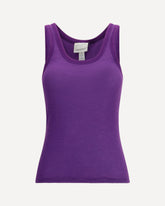 Ribbed wool Top - PURPLE | Base Blu