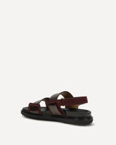 Double-strap Fussbett Sandals - BLACK | Base Blu