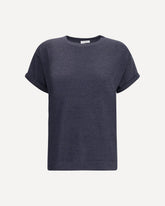 T-Shirt lurex - BLU | Base Blu