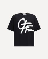 Spray Logo Skate T-shirt - BLACK | Base Blu