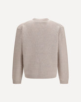 Dressed Fox wool-blend Sweater - BEIGE | Base Blu