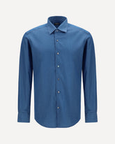 Cotton Shirt - BLUE | Base Blu