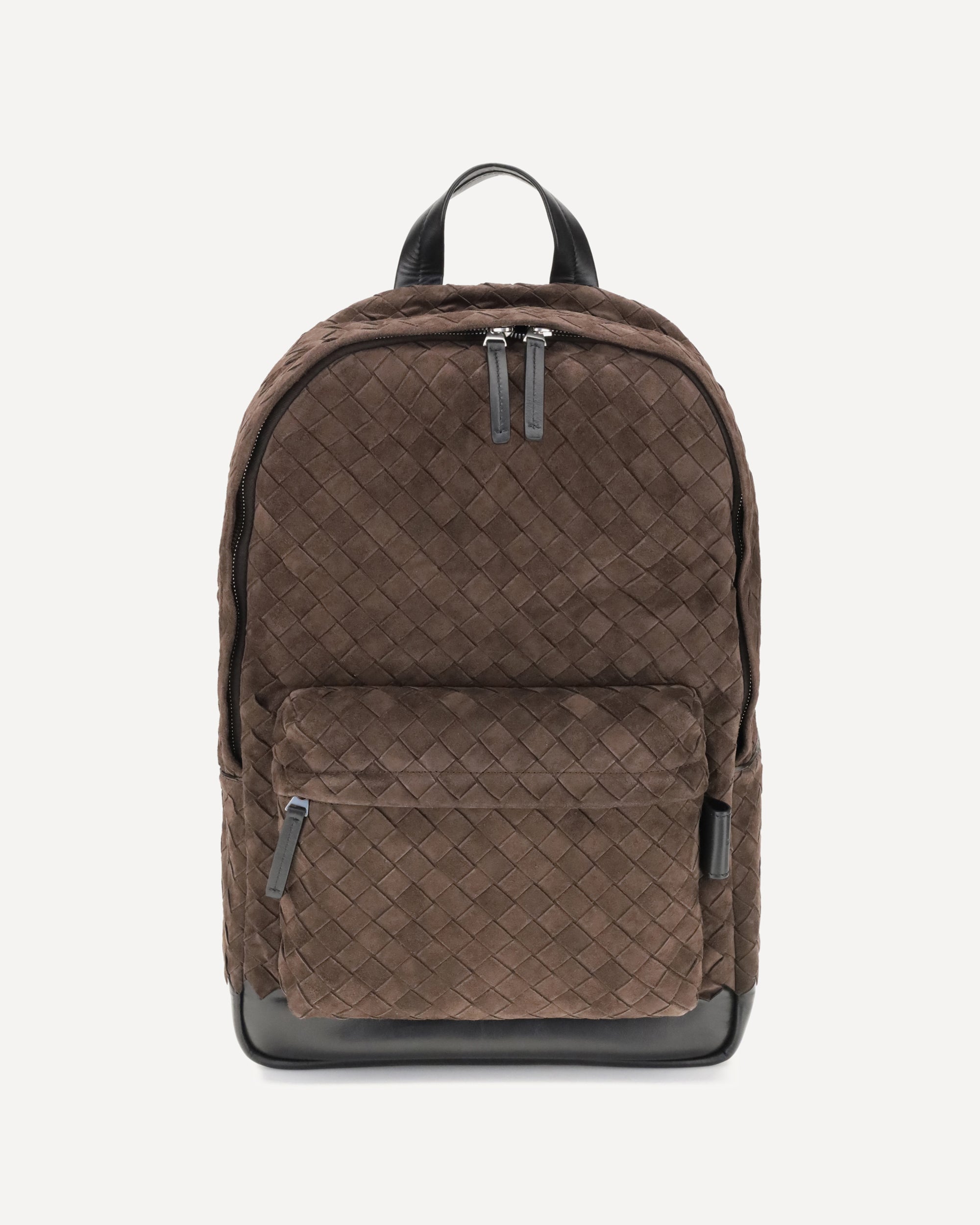 bottega veneta intrecciato brown leather bag backpack BOTTEGA VENETA Intrecciato Backpack BROWN