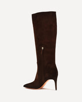 Pointed high Boots - BROWN | Base Blu