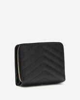 Cassandre Matelassé Wallet - BLACK | Base Blu