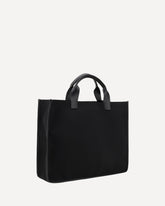 Cabas Tote Bag - BLACK | Base Blu