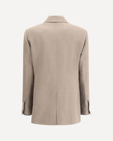 double-breasted Blazer - BEIGE | Base Blu