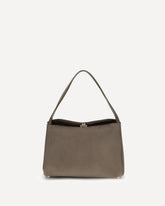 Eudora suede vegan Shoulder Bag - BROWN | Base Blu