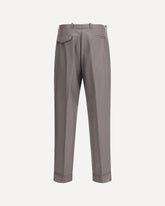 Pantaloni in Lana Verde - VERDE | Base Blu