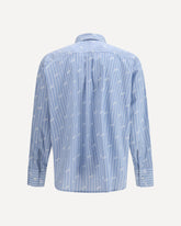 Camicia Pinstripe Logo  - AZZURRO | Base Blu