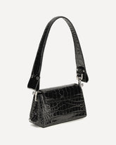 Hazel small Shoulder Bag - BLACK | Base Blu